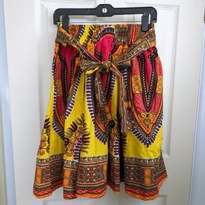 Dashiki Mini Skirt